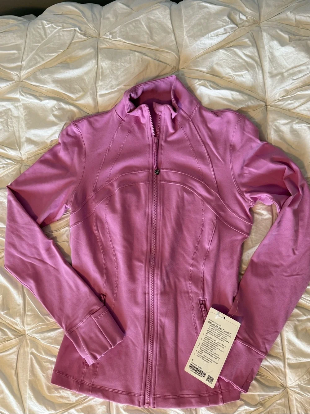 lululemon athletica Rose-Pink Zip-Up Define Jacket